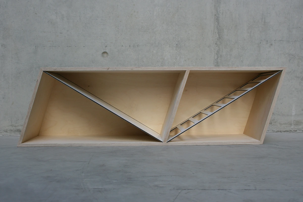 30º shelf by Product Design Studio Cuatro Cuatros